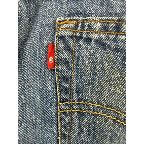 Levi’s Men’s 501 XX 36x30 Button Fly Straight Leg Medium Wash Jeans Classic Blue - Picture 5 of 16